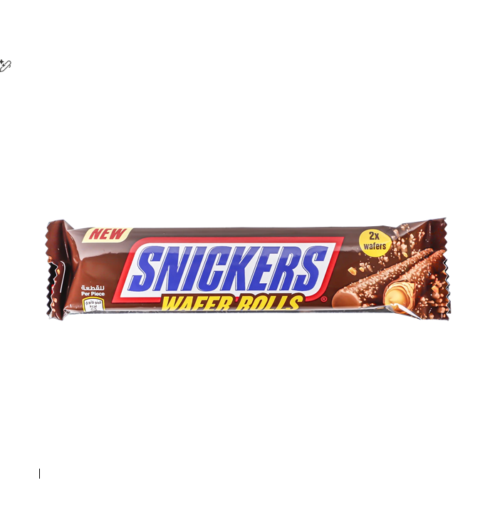 SNICKER WAFER ROLLS 24GM