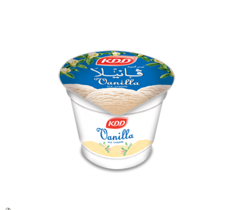 KDD VANILA ICE CREAM  CUP 52 GM