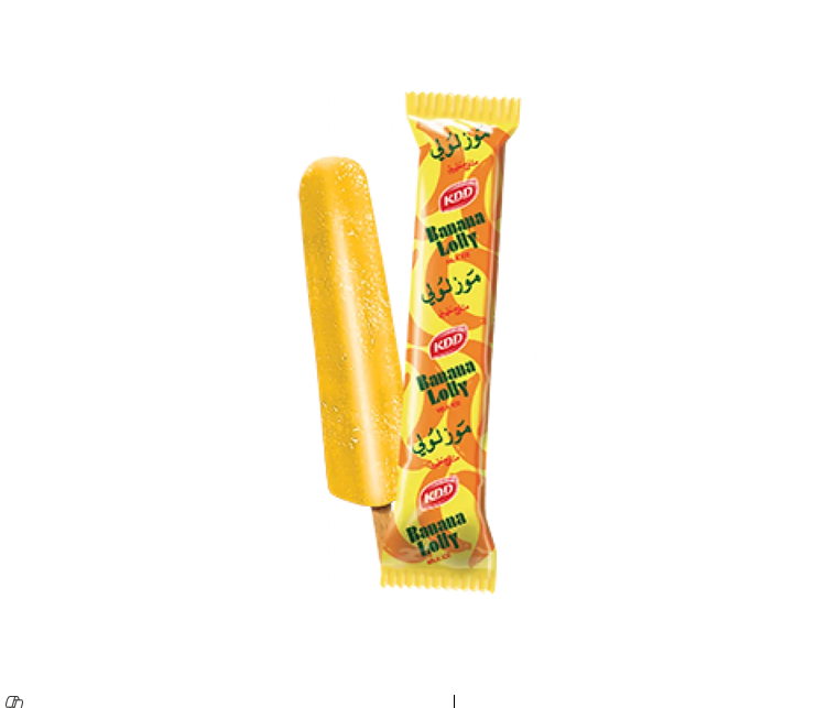 KDD BANANA LOLLIES ICE CREAM 62.5ML