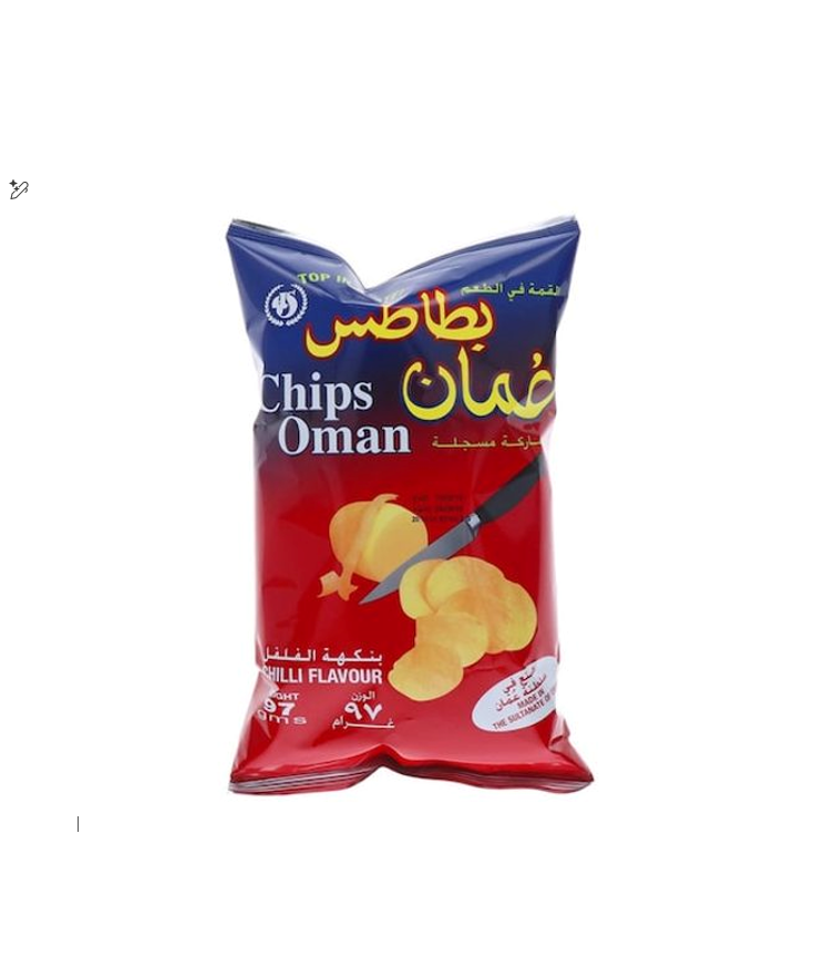 OMAN CHIPS CHILLI FLAVOUR 100GM 
