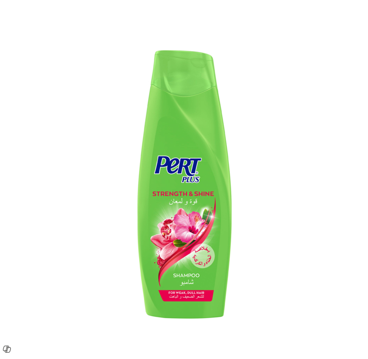 Pert Plus Shampoo WITH STRENGTH & SHINE HABISCUS & HENA 400ML