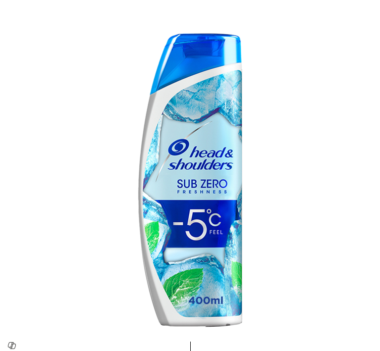 HEAD & SHOULDER ANTI-DANDRUFF SHAMPOO SUB ZERO FRESHNESS -5C FEEL 400ML
