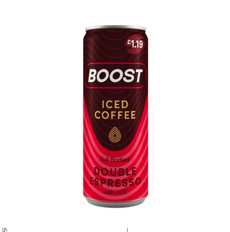 BOOST ICED COFFEE DOUBLE ESPRESSO 250 L 