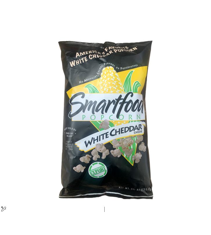 SMARTFOOD POPCORN WHITE CHEDDAR 155.9GM