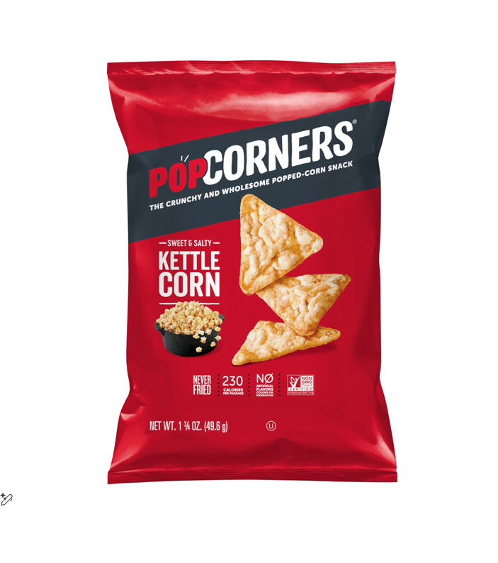 POPCORNERS SWEET SALTY KETTLE CORN 49.6GM