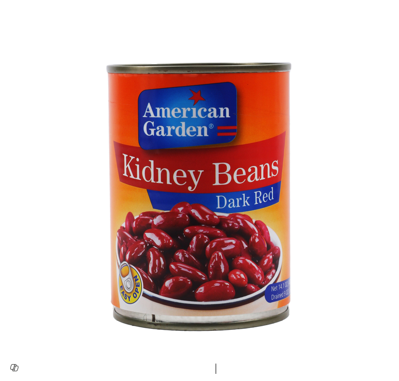 AMERICAN GARDEN KIDNEY BEANS DARK RED 400GM