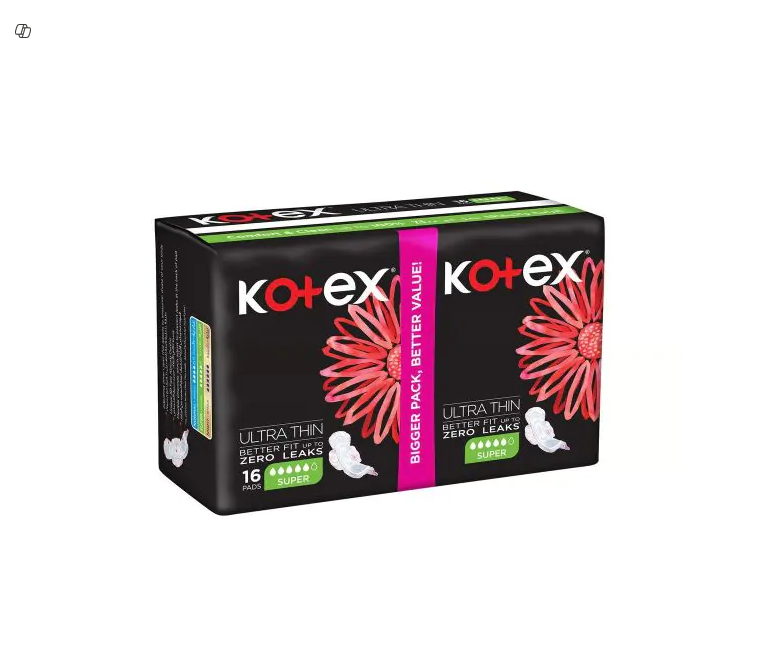 KOTEX ULTRA THIN SUPER WINGS 16 PADS 