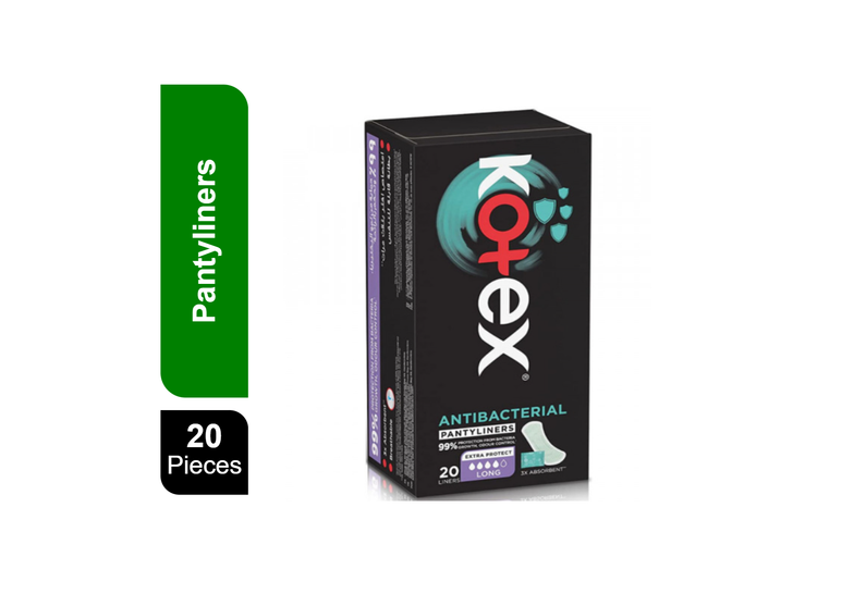 KOTEX ANTIBACTERIAL LONG 20LINERS 