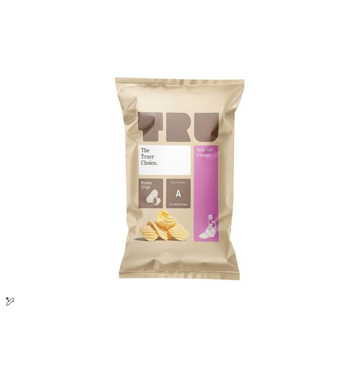 PRO TRU TORTILLA CHIPS TANGY SALT AND VINEGAR 45 GM
