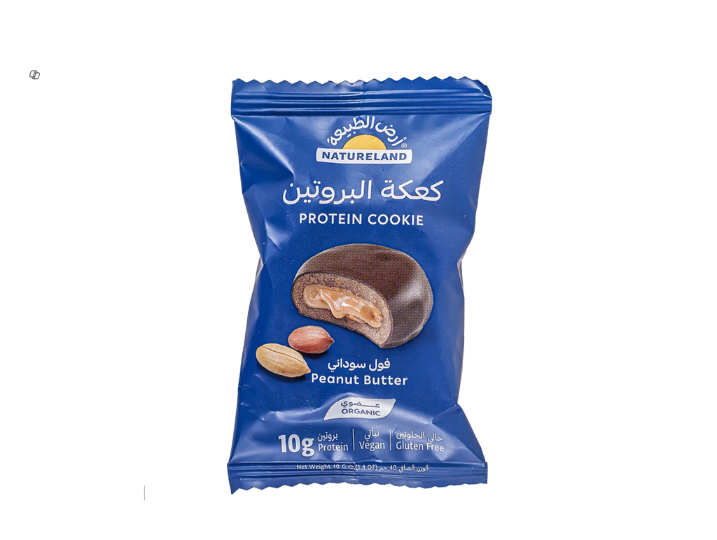 NATURELAND PROTEIN COOKIE PEANUT BUTTER 40 GM 