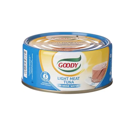 GOODY LIGHT MEAT TUNA IN BRINE WATER 160GM