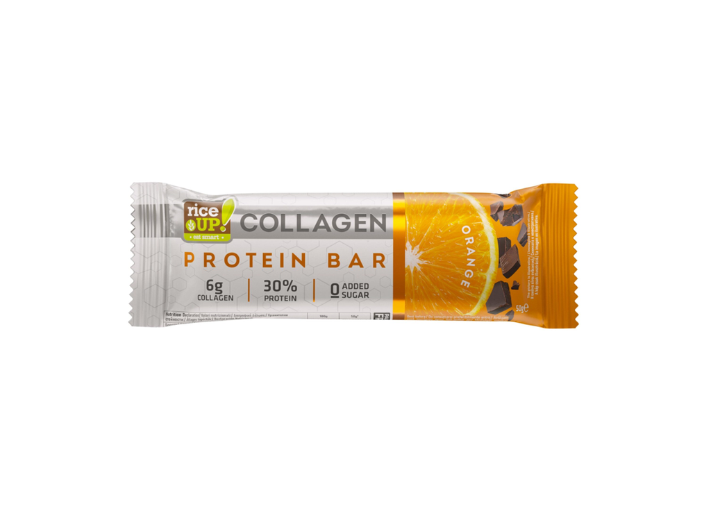 RICE UP PROTEIN COLLAGEN BAR ORANGE (50GMS) 