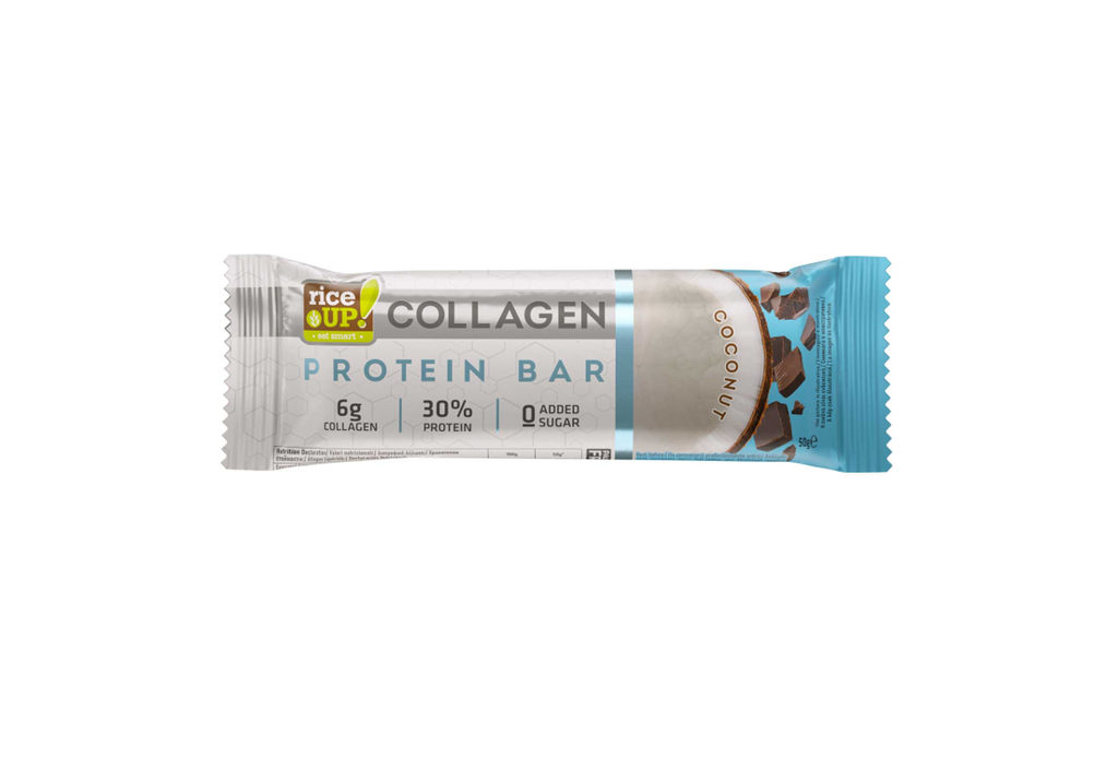RICE UP PROTEIN COLLAGEN BAR COCONUT (50GMS) 