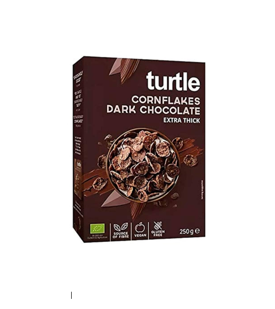 TURTLE CORNFLAKES DARK CHOCOLATE 250GM 