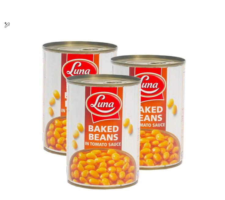 LUNA BAKED BEANS 3X380GM
