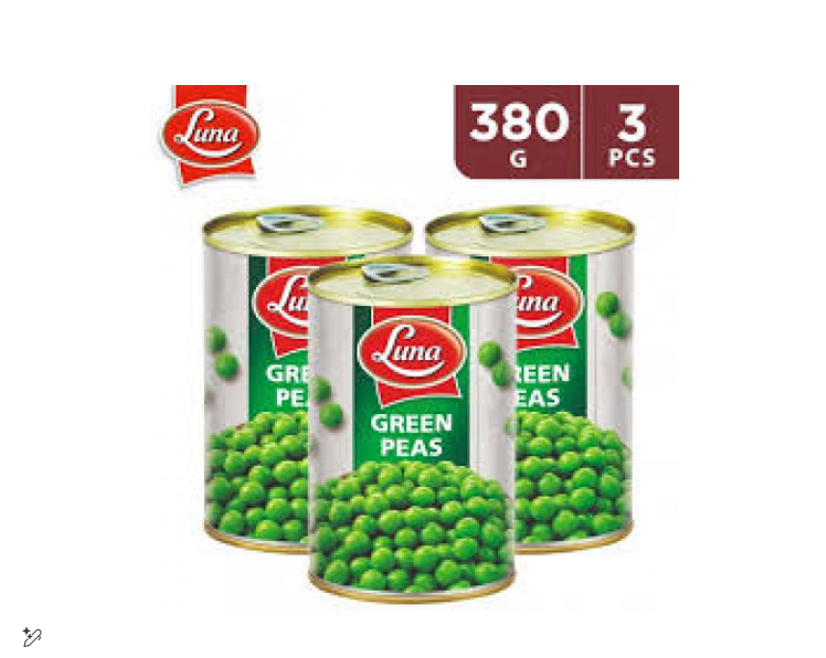 LUNA GREEN PEAS 3X380GM