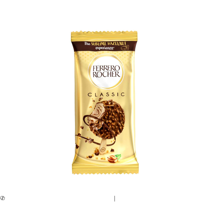 FERRERO ROCHER CLASSIC ICE CREAM 50GM