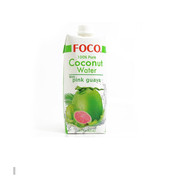 FOCO COCONUT WATER WITH PINK GUAVA 500 ML 