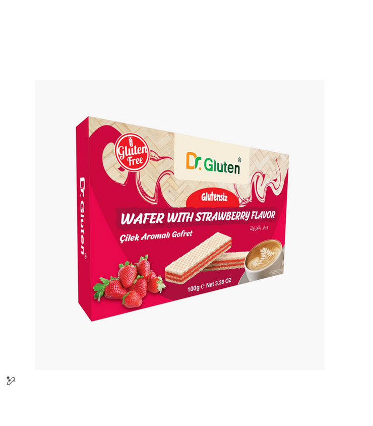 DR. GLUTEN WAFER WITH STRAWBERRY FLAVOR 100GM