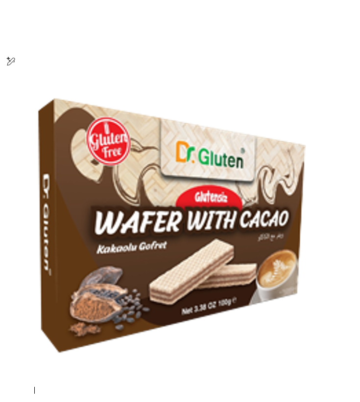 DR. GLUTEN WAFER WITH COCOA FLAVOR 100GM