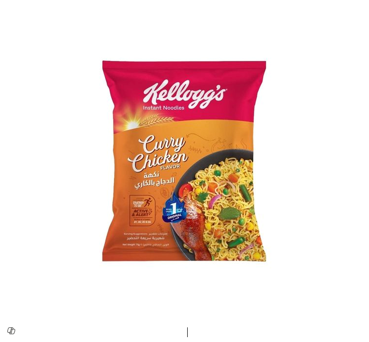 KELLOGG'S NOODLE CURY CHICKEN 75GM