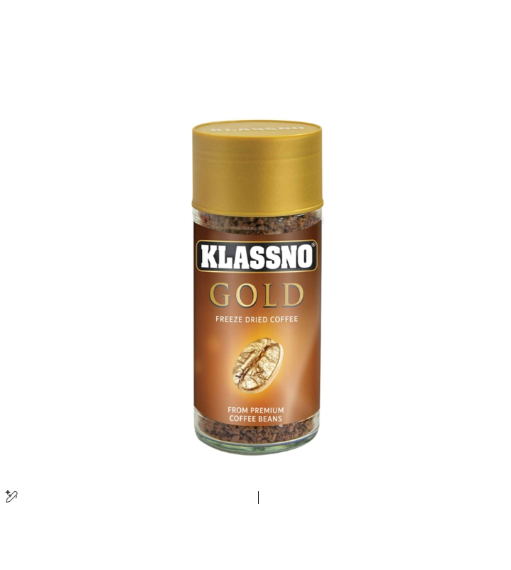 KLASSNO GOLD FREEZE DRIED COFFEE 100GM