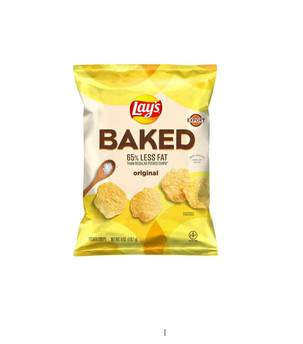 LAYS BAKED OIGNAL POTATO CHIPS 170.1GM