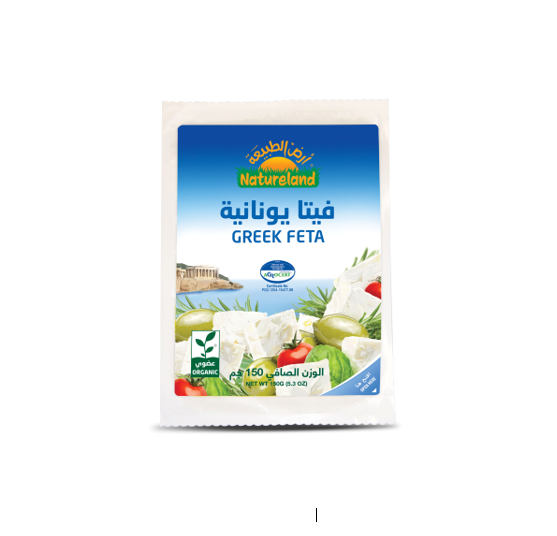 NATURELAND GREEK FETA CHEESE 150GM
