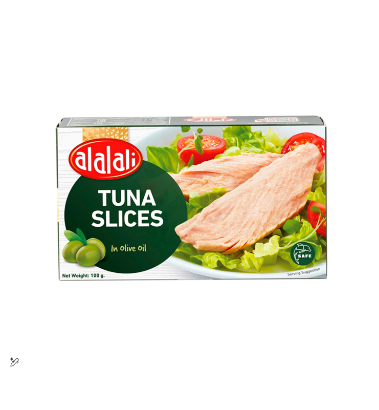 ALALALI TUNA SLICES IN OLIVE OIL 100GM