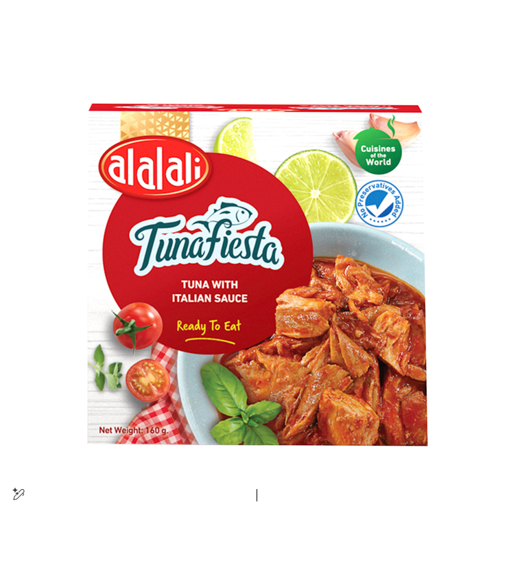 ALALALI TUNA WITH ITALIAN SAUCE 160GM