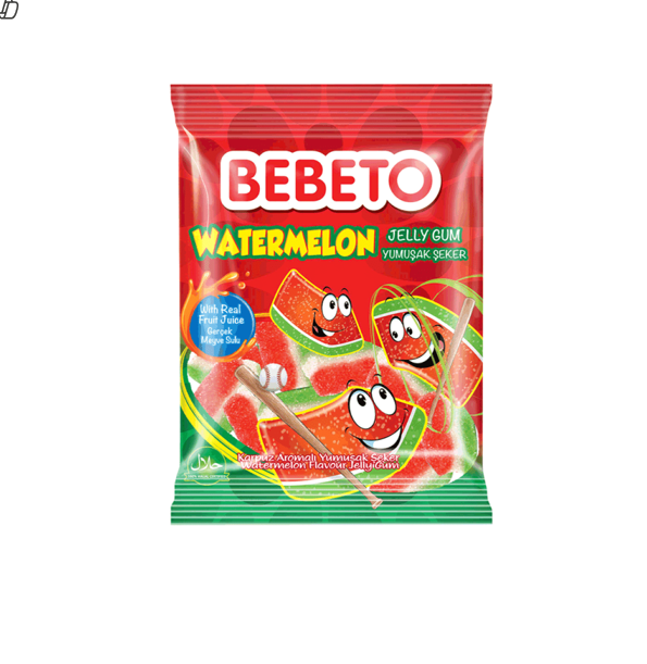 BEBETO WATERMELO JELLY 80GMS