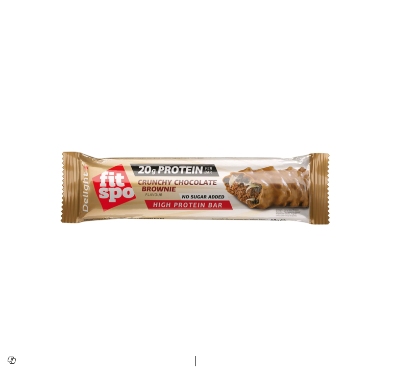 FIT SPO PROTEIN BAR CRUNCHY CHOCO BOWNIE 60GM