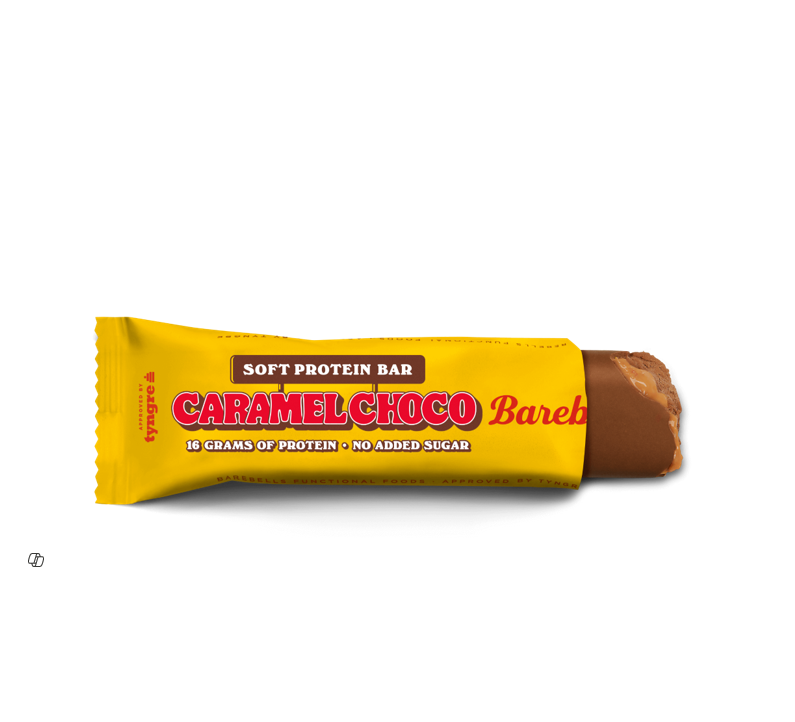 BARBELLS CARAMEL CHOCO PROTEIN BAR 55GM