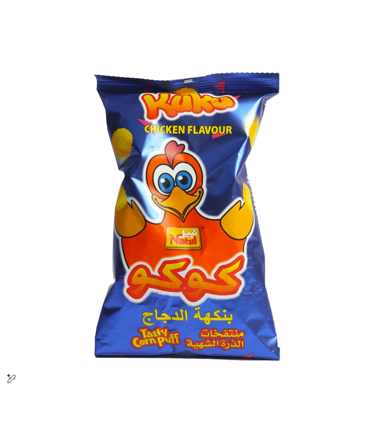 KUKU CHICKEN FLAVOUR TASTY CORN PUFF 16GM