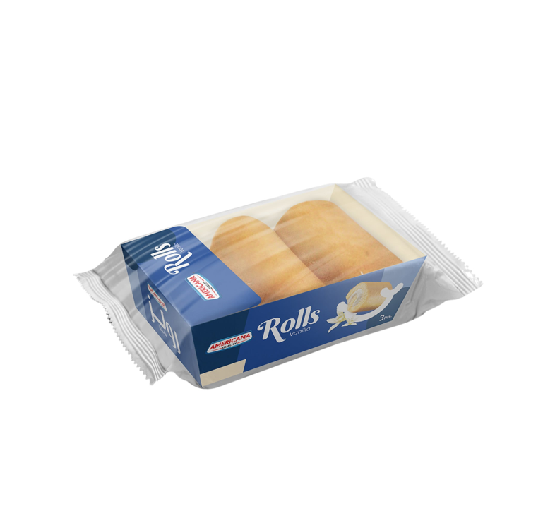 AMERICANA MINI ROLL VANILLA 3PC 60GM 