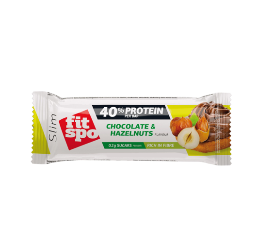 FIT SPO POTEIN BAR SLIM CHOCOLATE HAZELNUT 50GM