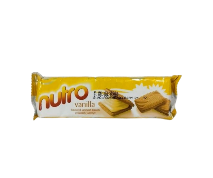 NUTRO VAINILLA SANDWICH BISCUITS 82.5GM