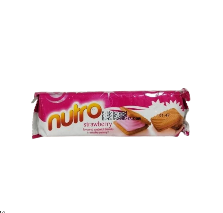 NUTRO STRAWBERRY SANDWICH BISCUITS 82.5GM