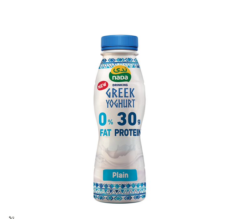 NADA GREEK DRINK YOGHURT PLAIN 0%FAT 30GM PROTEIN