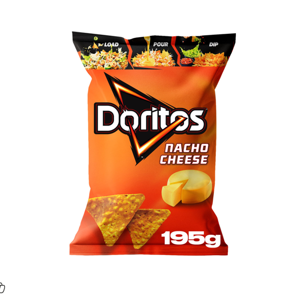 DORITOS NACHO CHEESE 195GM