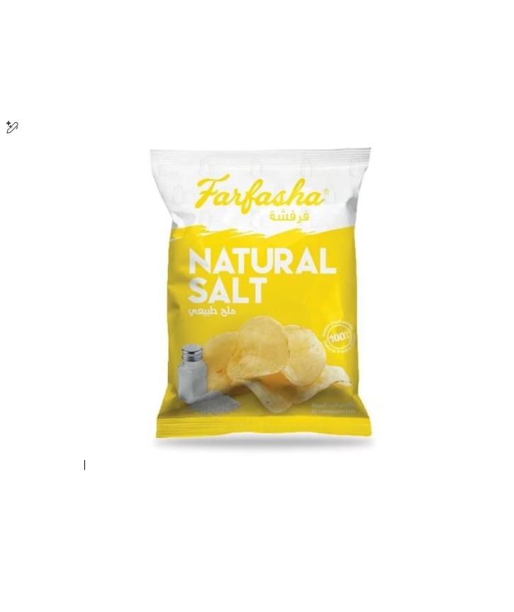 FARASHA POTATO CHIPS NATURAL SALT 75GM