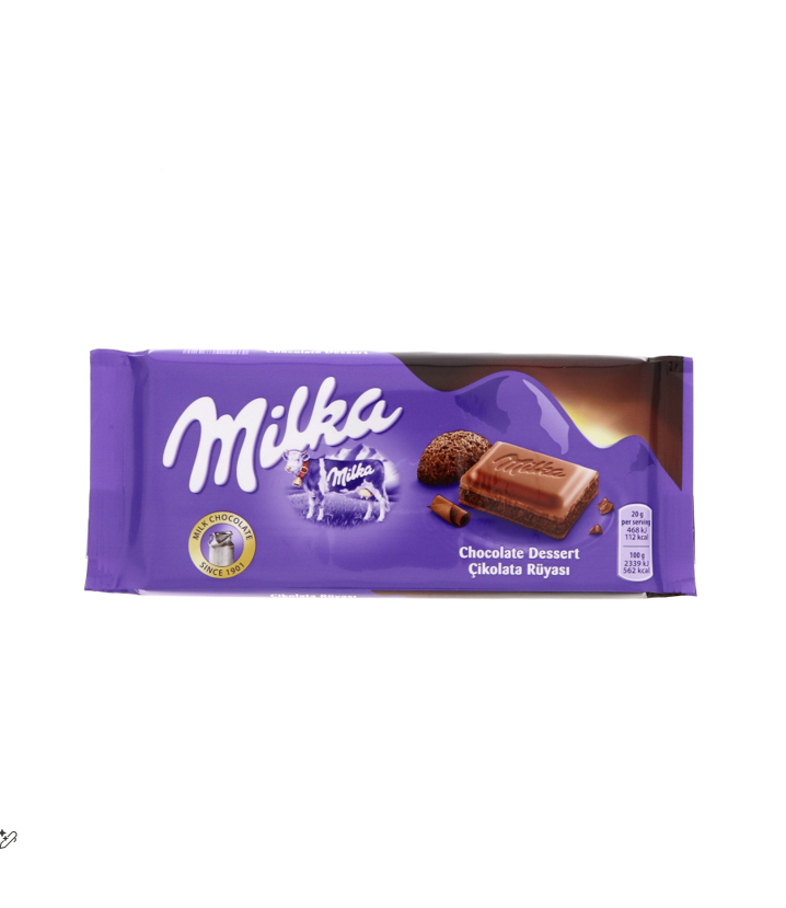 MILKA DESERT CHOCOLATE 100GM