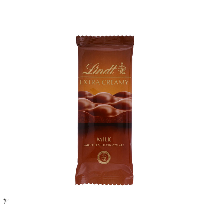 LINDT EXTRA CREAMY MILK SMOOTH CHOCOLATE 