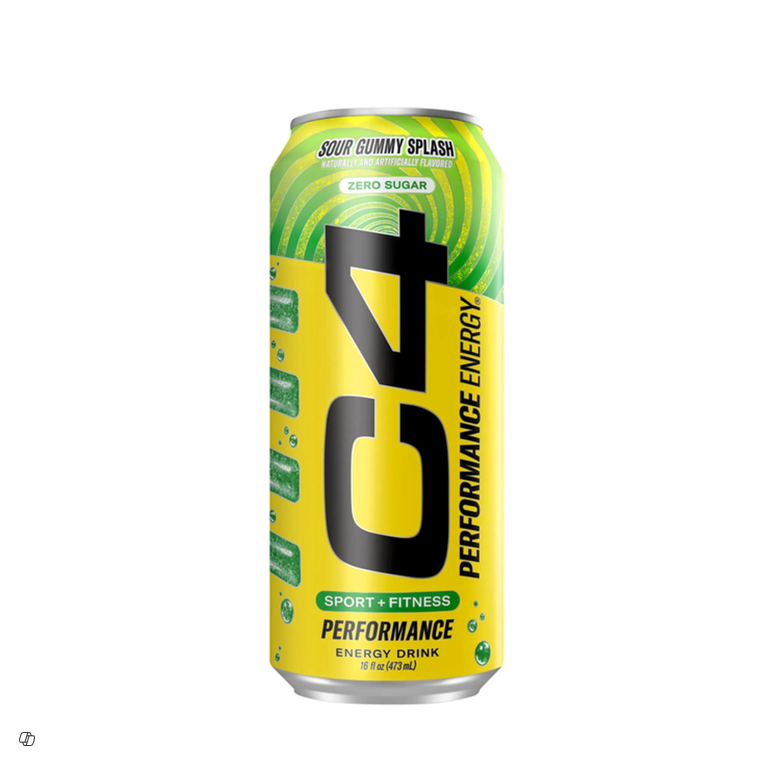 C4 ENERGY DRINK SOUR GUMMY SPLASH ZERO SUGAR 473ML