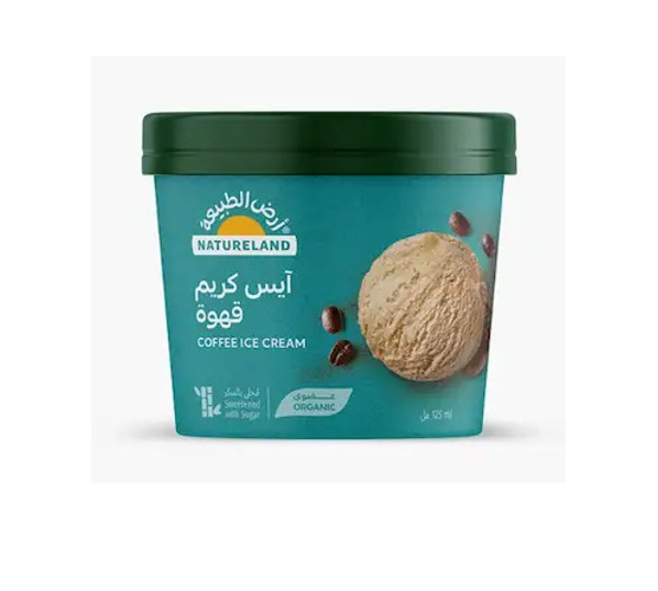 NATURELAND COFFEE ICE CREAM 125ML