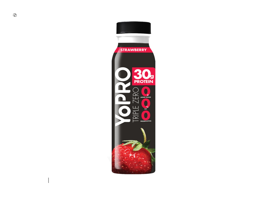 YOPRO TRIPPLE ZERO STRAWBERRY FLAVOR 300ML