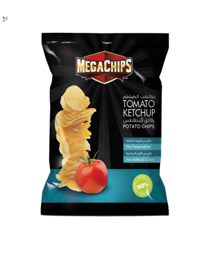MEGACHIPS TOMATO KETCHUP POTATO CHIPS