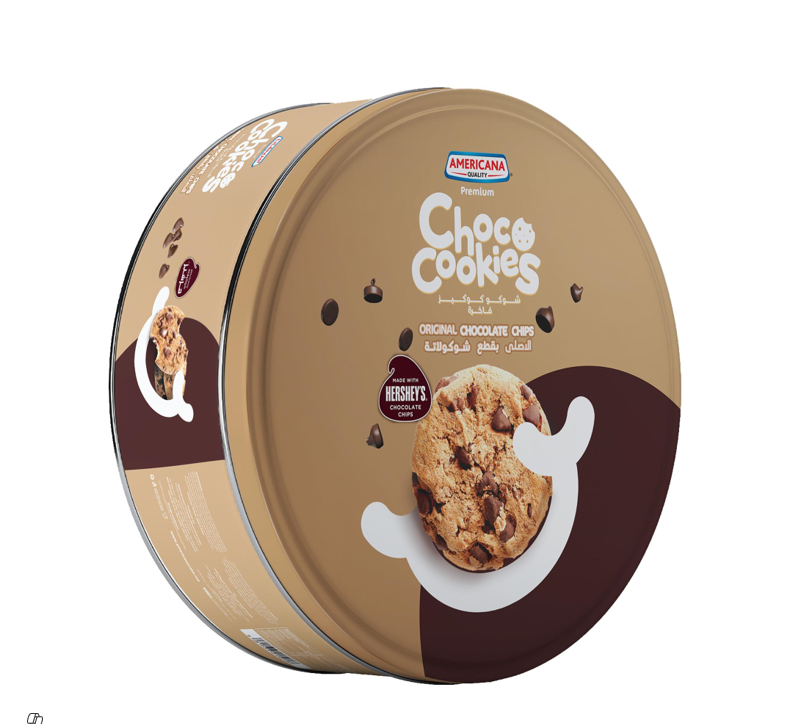 HERSHEYS AMERICANA ORIGNAL CHOCO COOKIES ORIGNAL CHOCOLATE CHIPS 504GM