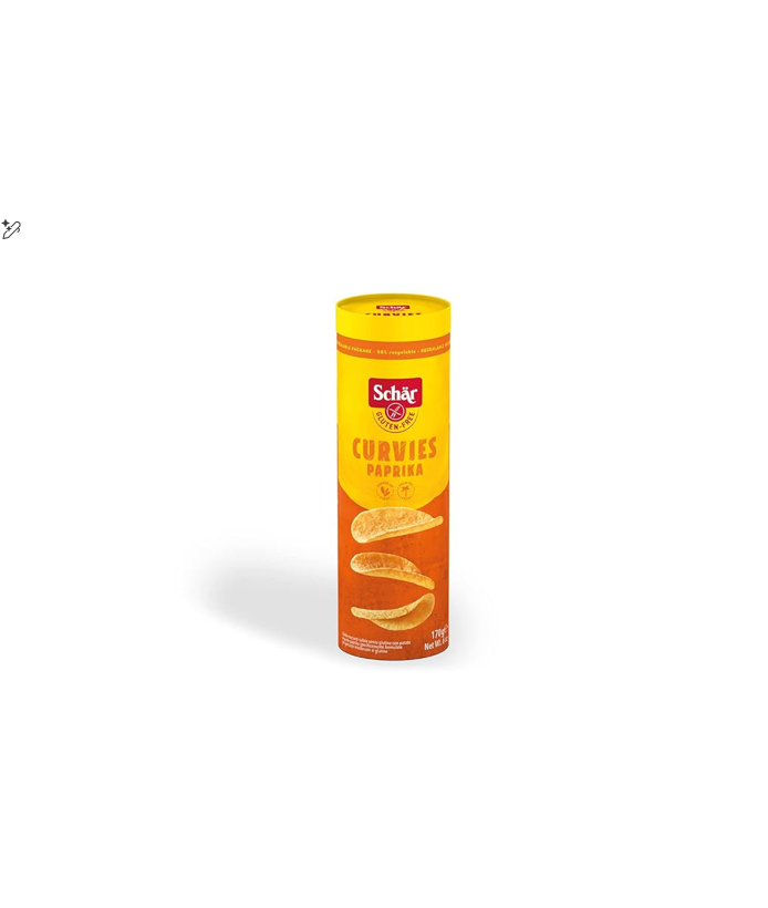 SCHAR GLUTEN-FREE CURVIES PAPRIKA CHIPS 170GM