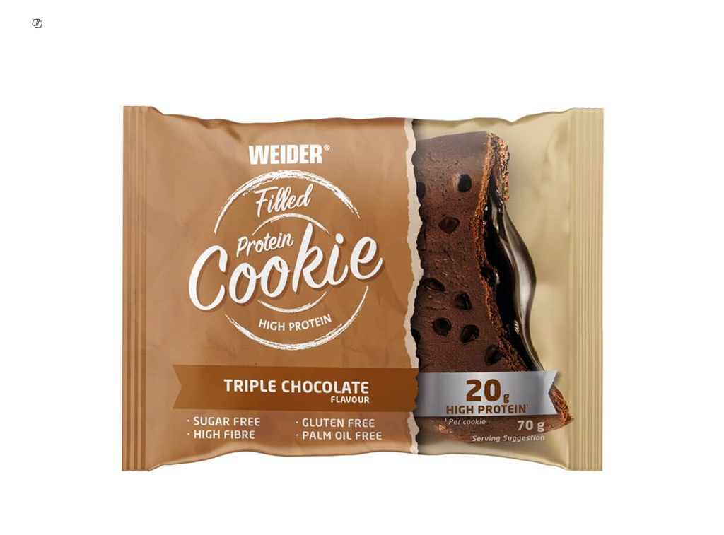 Weider Filled Protein Cookie - Triple Chocolate - 70 g 